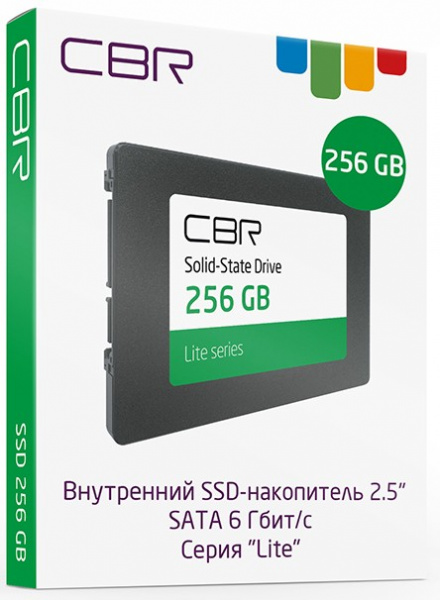 Накопитель SSD 256Gb 2.5" CBR LT22
