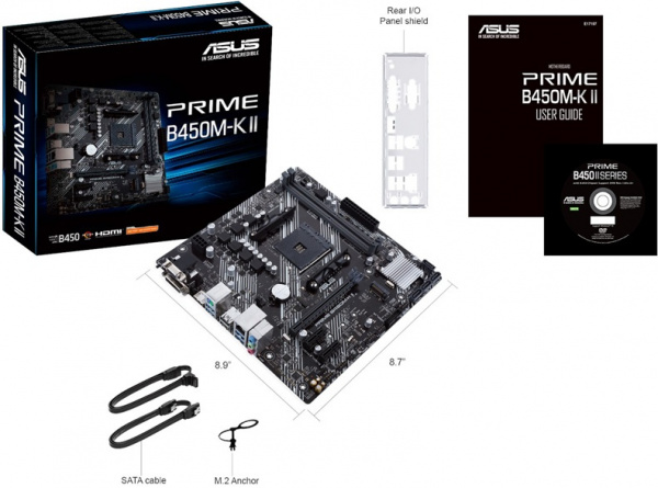 MB ASUS PRIME B450M-K II RTL AM4