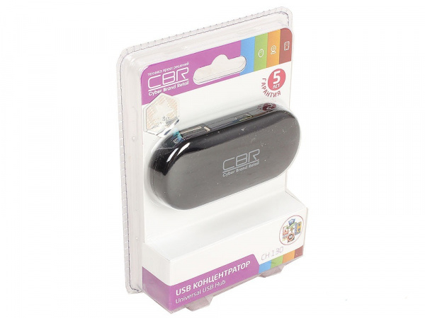 HUB USB 2.0 CBR CH-130/4 порта