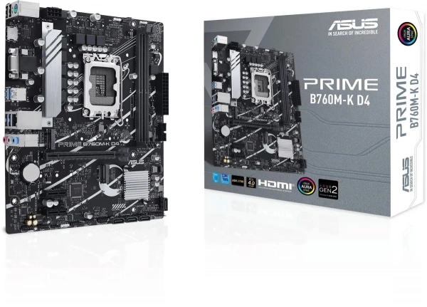 MB Asus B760M-K D4 DDR4 (S1700)