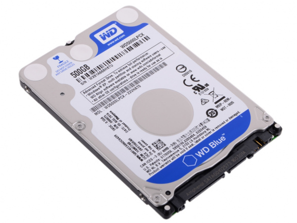 Жёсткий диск 500Gb 2.5" WD5000LPCX 16Мб 5400 rpm