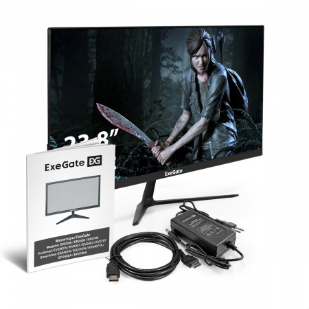 Монитор LCD 23.8" ExeGate EV2407A, черный