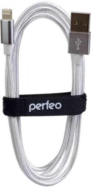 USB-кабель Perfeo USB-A - Lightning White 1m