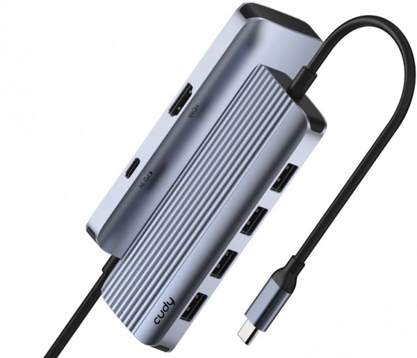 Концентратор USB-C Cudy UH500