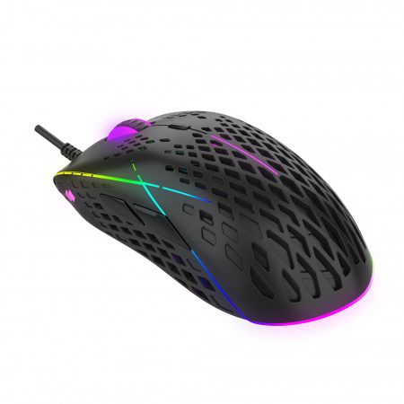Мышь HIPER Aero A-2 Black USB 1.8м