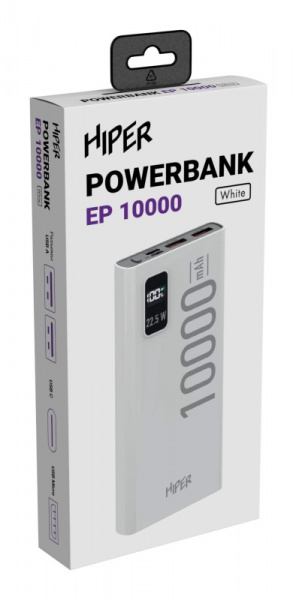 Зарядное устройство HIPER EP 10000mAh White