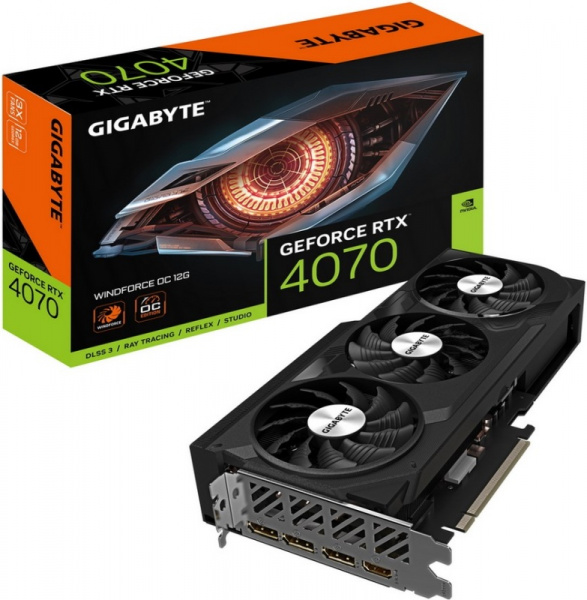 Видеокарта PCIE x16 Gigabyte GV-N4070WF3OC-12GD