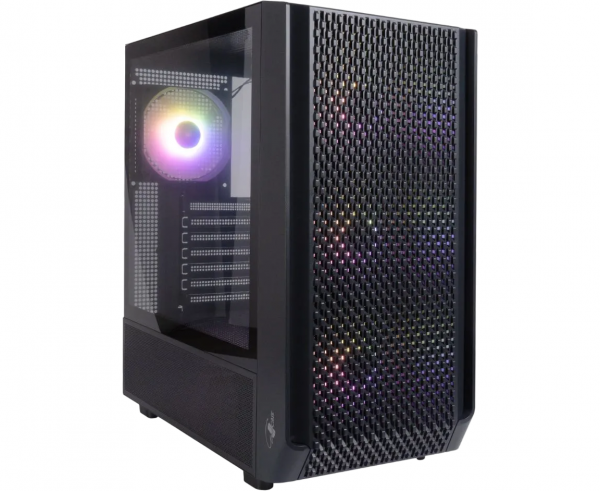 Корпус Eurocase A603 4ARGB 00-01064682 черный