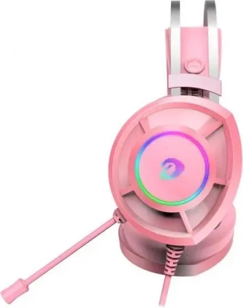 Гарнитура игровая проводная EH469 Pink