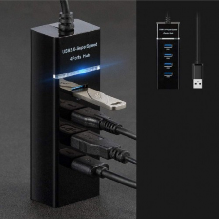 Концентратор KS-is KS-532 USB HUB 1xUSB3.0 3xUSB2.