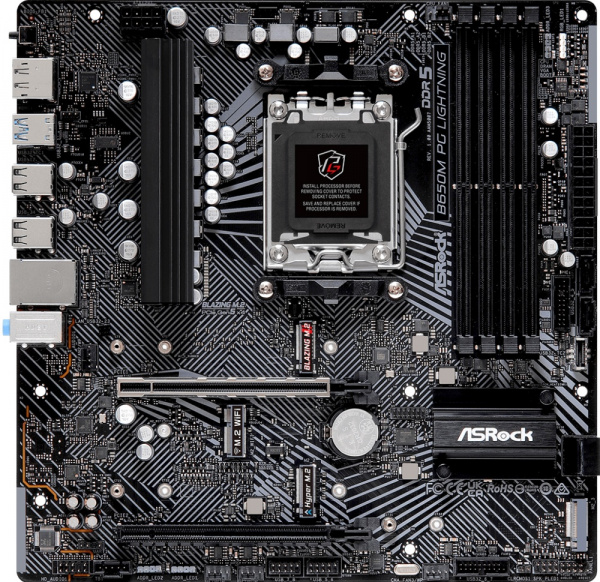 Мат.плата ASRock B650M PG LIGHTNING DDR5 AM5