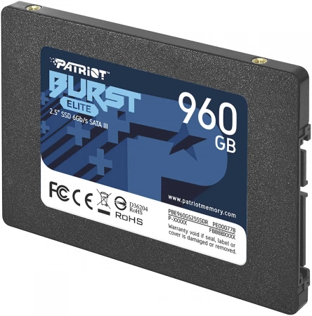 Накопитель SSD 960Gb Patriot Burst PBE960GS25SSDR