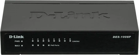 Коммутатор D-Link DES-1008P/C1A