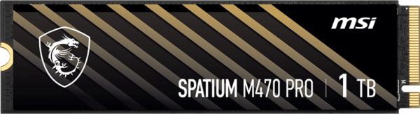 Накопитель SSD 1TB M.2 MSI SPATIUM M470 PRO