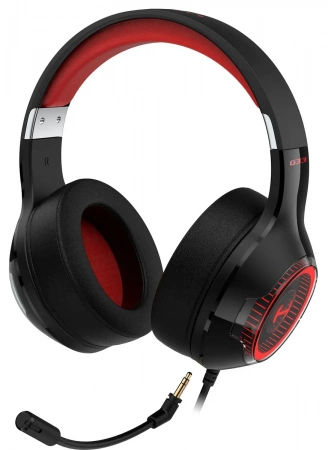 Наушники с микрофоном Edifier G33 USB Black/Red