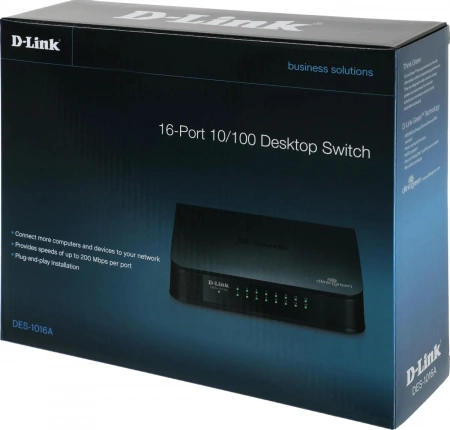 Коммутатор D-Link DES-1016A/E2A