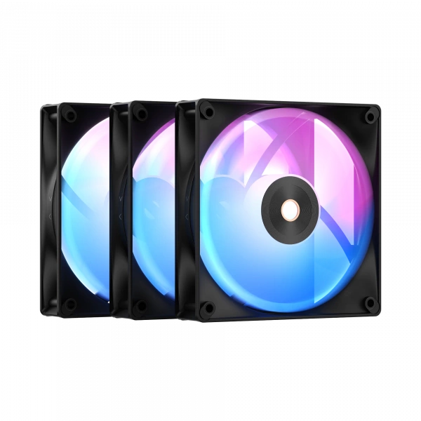 Комплект вентиляторов Ocypus Delta F12 ARGB 3in1BK