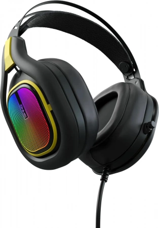 Наушники с микрофоном CMNG HS-L630G Черный/желтый