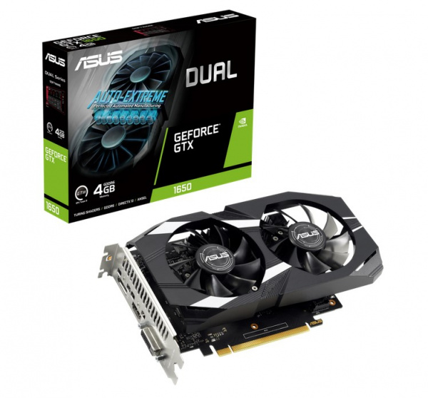 Видеокарта PCIE x16 ASUS GTX 1650 DUAL 4GD6 V2