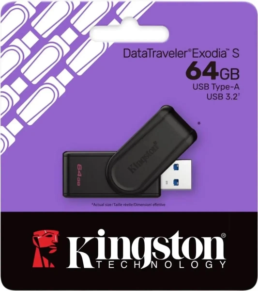 64Gb Kingston DataTraveler Exodia S USB3.2