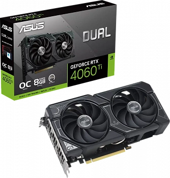 Видеокарта PCIE x16 ASUS RTX4060Ti 8Gb DUAL