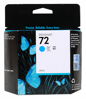 Картридж HP  №72 C9398A Cyan (69ml.)