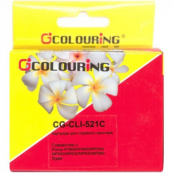 Картридж Canon Pixma CLI-521C (с чипом) Colouring