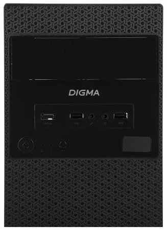 Корпус Digma DC-MATX103-U2 Черный без БП