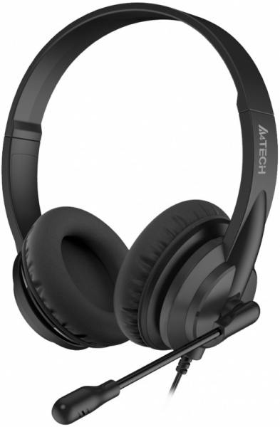 Наушники с микрофоном A4Tech HU-10 Black