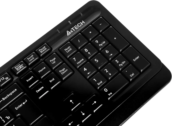 Комплект Клавиатура+мышь A-4Tech FG1012 черный