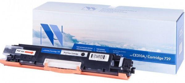 Картридж HP CE310A / Canon 729 Черный NVPrint