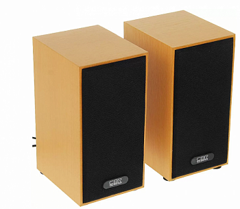 Колонки CBR CMS-635 2.0 (2x3W) brown