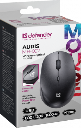 Мышь Defender Auris MM-027 Black