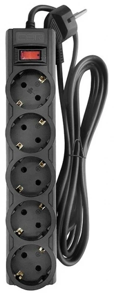 Сетевой фильтр CBR CSF 2505-3.0 Black 3метра
