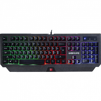 Клавиатура Defender GK-340L Underlord USB LED