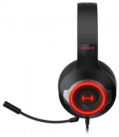 Наушники с микрофоном Edifier G33 USB Black/Red