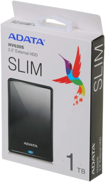 1Tb 2,5"A-DATA HV620S usb3.1Black AH620S-1TU31-CBK