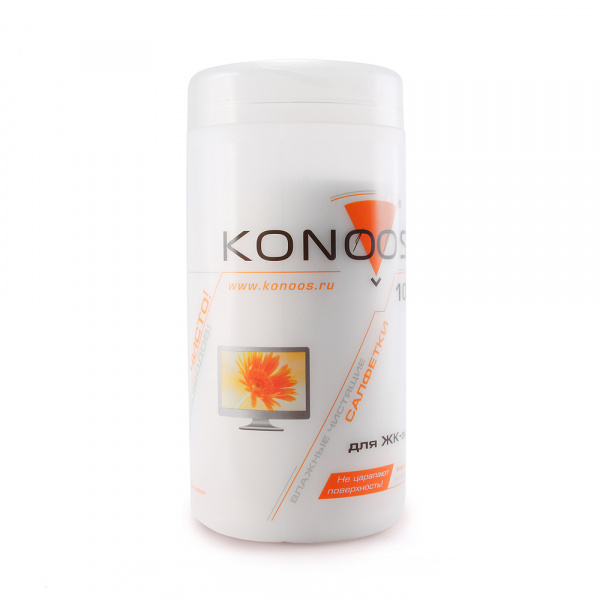 Konoos KBF-100 Чистящие салфетки для ЖК-экран, 100
