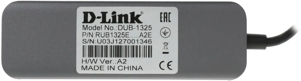 HUB D-Link DUB-1325 2*USB3.0/1*typeC/microSD+SD