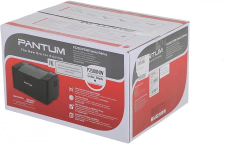 Принтер Pantum P2500NW +WiFi лазерный/монохромный