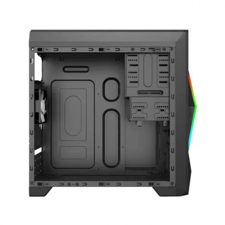 Корпус Zircon Ares mATX/без БП Black