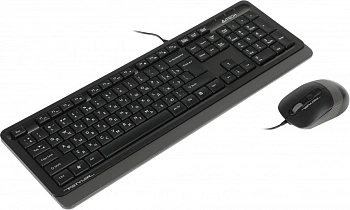 Клавиатура A4Tech Fstyler F1010 черный/серый