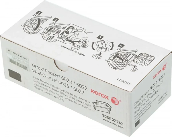 XEROX 106R02763 Phaser 6020/6022 T2 черный
