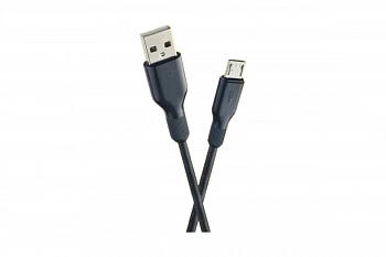 Кабель-вилка PERFEO USB2.0-Micro USB 2m черный