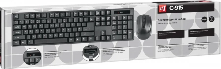 Комплект Клавиатура+мышь Defender C-915 беспр