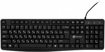 Клавиатура OKLICK 145M USB Черная