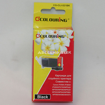 Картридж Canon Pixma CLI-521BK (с чипом) Colouring