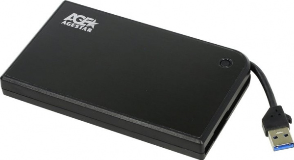 Корпус AgeStar 3UB2A14 usb3.0 to 2,5" SATA Black