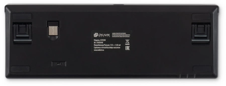 Клавиатура OKLICK K763W Multimedia Черный