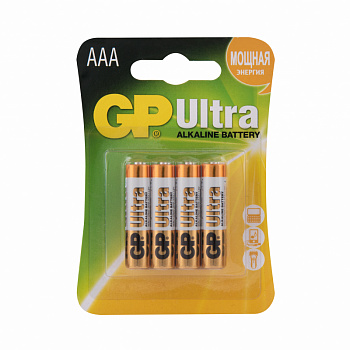 Батарейка GP Ultra Alkaline 24AU-2CR4 ААА 4 шт